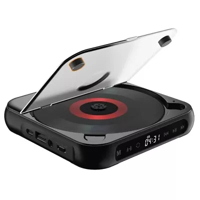 Portable CD Player Bluetooth SpeakerLED Screen Stereo Player Wall3619 • £37.19