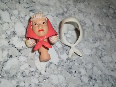 Marx Toys Johnny West Botw Original Jane West Head With (2) Head Scarfs • $10