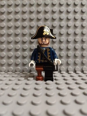 £13.99 • Buy Lego Pirates Of The Caribbean Hector Barbossa Pegleg Minifigure From 4192 POC028