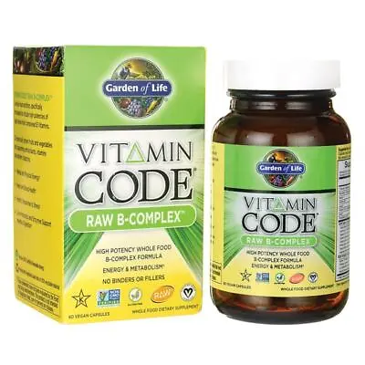 Garden Of Life Vitamin Code Raw B-Complex 60 Vegan Caps • $21.05
