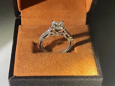 Verragio Insignia Diamond Pave Engagement Ring 18K White Gold INS-7066P 1.47 TCW • $9000
