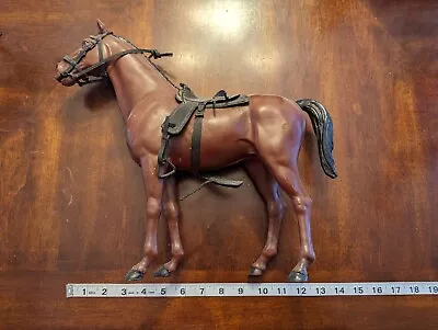 VTG 1965 MARX Johnny West Collection Thunderbolt Rare Brown Bay Comanche Horse • $13.50