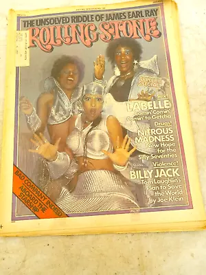 VINTAGE 1975 Rolling Stone Magazine • $5