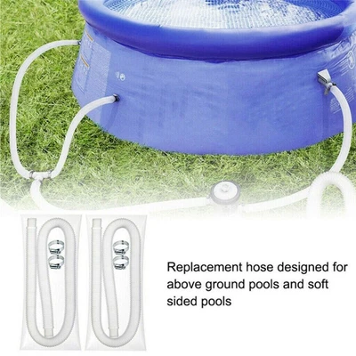 Inground Swimming Pool Vacuum Cleaner Hose Suction Swimming Replacement Pipe • £6.59