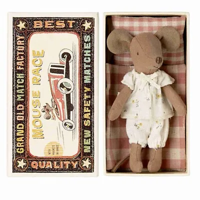 Maileg Big Sister Mouse In A Box 2pcs Sleepwear • $59.99