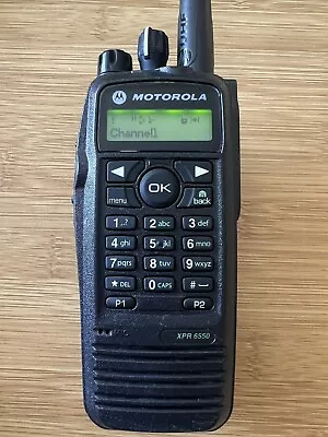 Motorola XPR 6550 UHF DMR / Analog Two-way Radio. • $195