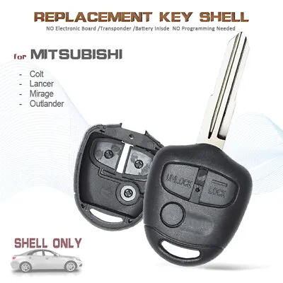 $8.90 • Buy Remote Key Shell Case Housing Fits Mitsubishi Lancer Outlander Colt Mirage MIT8R