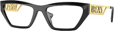 Versace VE3327U GB1 53mm Black Eyeglasses • $168.59