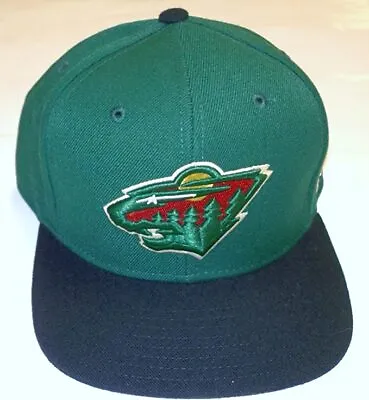 NHL Minnesota Wild Reebok Adult Structured Snap Back Cap Hat Beanie NEW! • $23.99