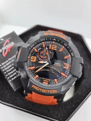 Casio G-shock Ga-1000-4adr Orange Resin Gravity Master Men's Watch Parts/repair • $159.95