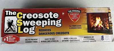 NEW Creosote Sweeping Log~fireplace~chimney~wood Stoves~fire Prevention • $12.87