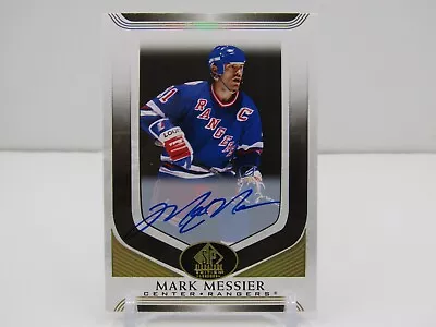 Mark Messier 2020-21 Ud Sp Signature Edition Legends Autograph Auto! Rangers!! • $154