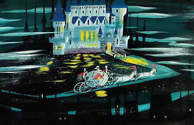 Mary Blair Disney Cinderella Carriage Racing To The Castle Concept Art Poster • $29.99