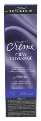 L'oreal Excellence Creme Hair Color Lightest Natural Blonde No.10 1.74 Ounce • $9.40