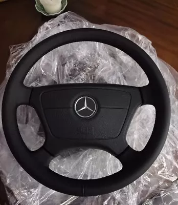  GENUINE LEATHER - Mercedes-Benz Steering Wheel W202 W124 W140 New Upholstery • $250