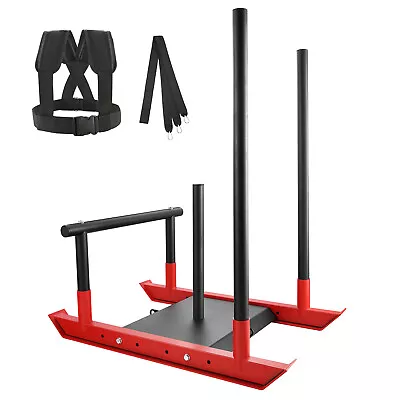 VEVOR Weight Power Pull Push Sled Fitness Strength Speed Resistant Training Sled • $166.99