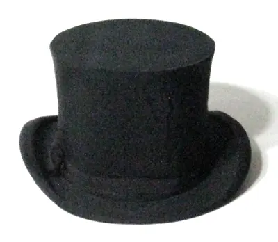 Vintage Folding Black Silk Top Hat • $24.95