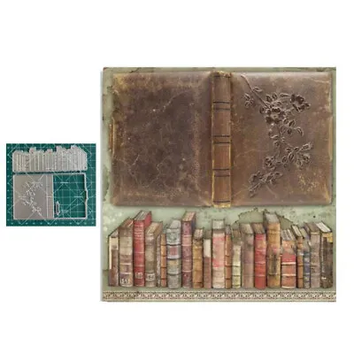 Book Metal Cutting Dies Scrapbook Decoration DIY Crafts Album Embossed Cards  • $7.08