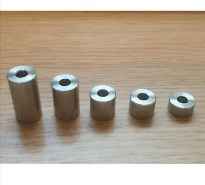 Mild Steel Spacers Standoffs Bush All Diameters & Lengths & Clearance Holes • $7.22