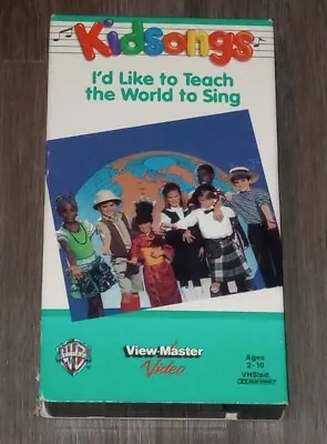 Kidsongs I'd Like To Teach The World To Sing View-Master Video VHS  • $26.36