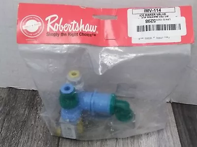 Robertshaw IMV-114 N-86 Dual Series Ice Maker Water Valve Whirlpool • $27.18