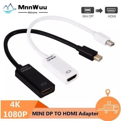 4K 1080P Mini DP To HDMI Adapter Cable Thunderbolt Display Port For MacBook Pro • $3.65