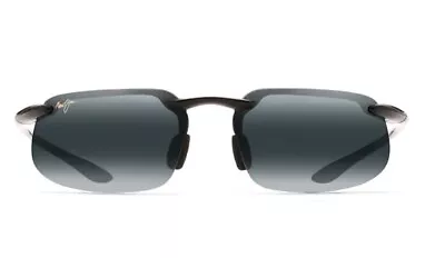 Maui Jim Kanaka Sunglasses Gloss Black Frame Neutral Grey Lens Unisex • $199.98