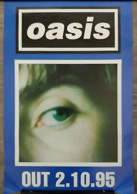 Oasis What's The Story Morning Glory Liam Gallagher 1995 In-store Promo Poster • £50