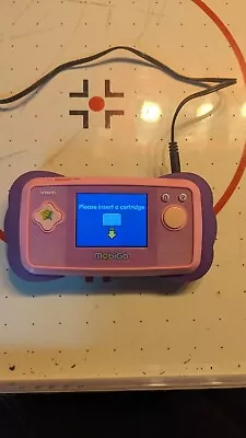 VTech MobiGo Handheld Touch Learning System Console Pink Purple-Tested 11 Games • $50