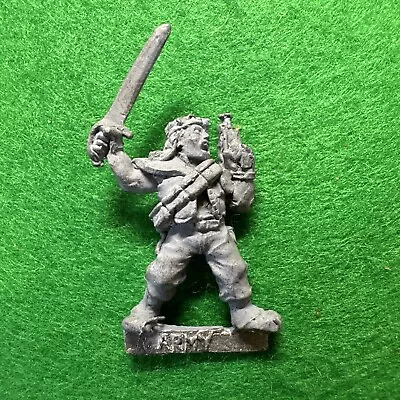 Warhammer 40k Imperial Army RT501 Trooper Rogue Trader Metal Games Workshop 80s • £17.89