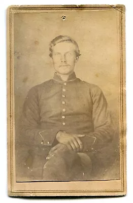 Antique CDV Photograph Civil War Soldier 22nd & 29th Michigan MI Infantry • $29