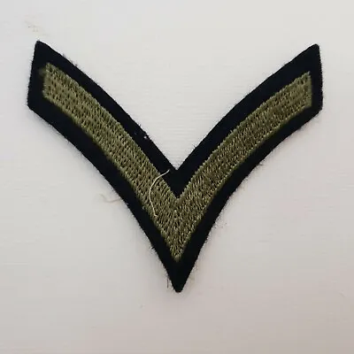 £5 • Buy US United States Army Private Rank Insignia Stripe Green On Black 