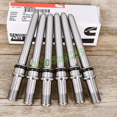 Cummins 6PCS 4929864 Injector Connector Tubes For Dodge Cummins Diesel 5.9L 6.7L • $54.88