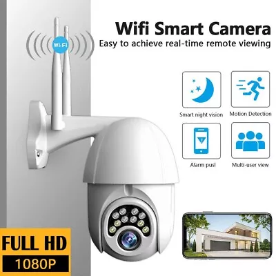 HD 1080P WIFI IP Camera Wireless Outdoor CCTV PTZ Smart Home Security IR Cam US • $29.99
