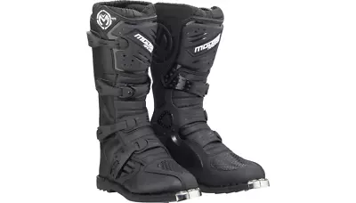 New Moose Racing Qualifier MX ATV Riding Boots Black Adult Size 11 • $149.95