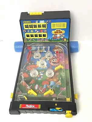 Vintage 1988 Nintendo Super Mario Bros Playtime Tabletop Pinball Game *VIDEO* • $59.99