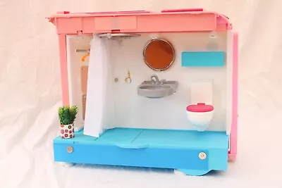 Barbie's Kitchen Bathroom Bed Sofa OOAK Made From Mattel Campervan And House • $20