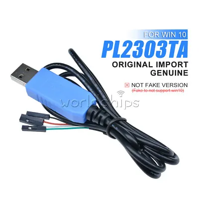 Original PL2303TA USB To TTL RS232 Serial Download Cable For WIN10 Raspberry Pi • $5.42