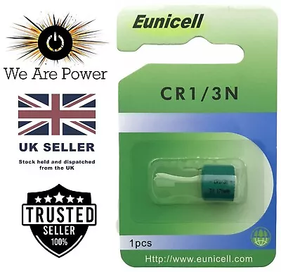 1 X Eunicell CR1/3N Batteries 1/3N 3V Lithium  DL1/3 N CR13N 2L76 UK Seller New • £3.94