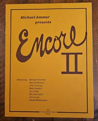 Encore II Michael Ammar Conjuring Magic Tricks Command Performance • $15