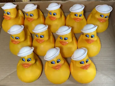 Vintage Carnival Ducks X12 Weighted Plastic Pick A Duck Hat Used Fair Game Clean • $24