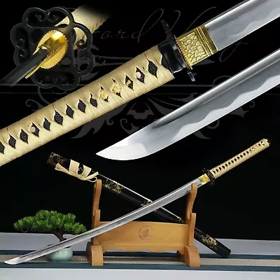 Handmade Samurai Sword/Collectible/Full Tang/Real Katana/Carbon Steel/Weapon • $93.92