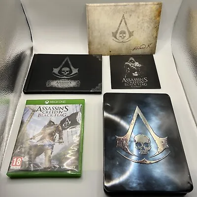 Mint Assassins Creed 4 Black Flag Skull Edition Xbox One Exclusive Collectors • $48