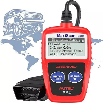 Autel MaxiScan MS309 OBD2 Scanner Enhanced Engine Fault Code Reader  • $18.29