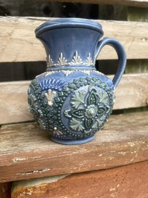 £10 • Buy *** Unusual Antique Doulton Jug 9cm 1881 ***