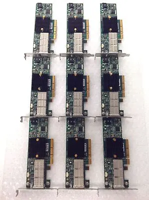 LOT OF 9 Mellanox MHQH19B-XTR PCI-E Single Port QSFP 10GBE 40GBPS Card Working • $39.95