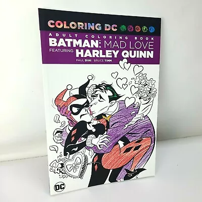 Joker Harley Quinn Mad Love Adult Teen Coloring Book Man Cave Game Room Décor • $16.97