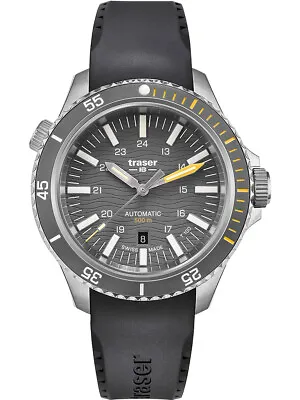 £1088.09 • Buy Traser H3 110330 P67 Diver Automatic T100 Grey 46mm 50ATM