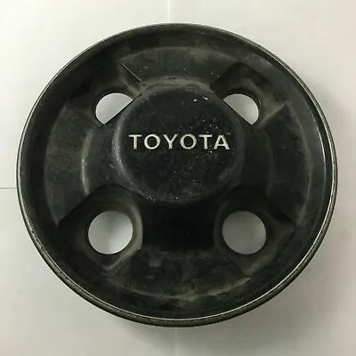 Toyota Factory OEM Vintage 4 Lug Wheel Rim Center Hub Cap Black 7.25  TO197 • $10.62