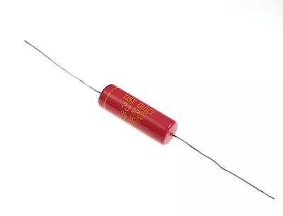 2x .25uF 400V DC Tiny Chief CDE Axial Polyester Film Capacitor 400VDC .25mfd • $24.99